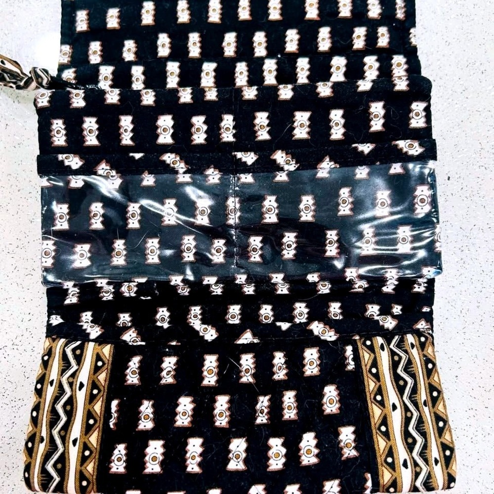 VTG. ~ Vera Bradley ~ Tri-Fold Wallet in the retired Tribel Zebra Print ~ Clean - Picture 9 of 10